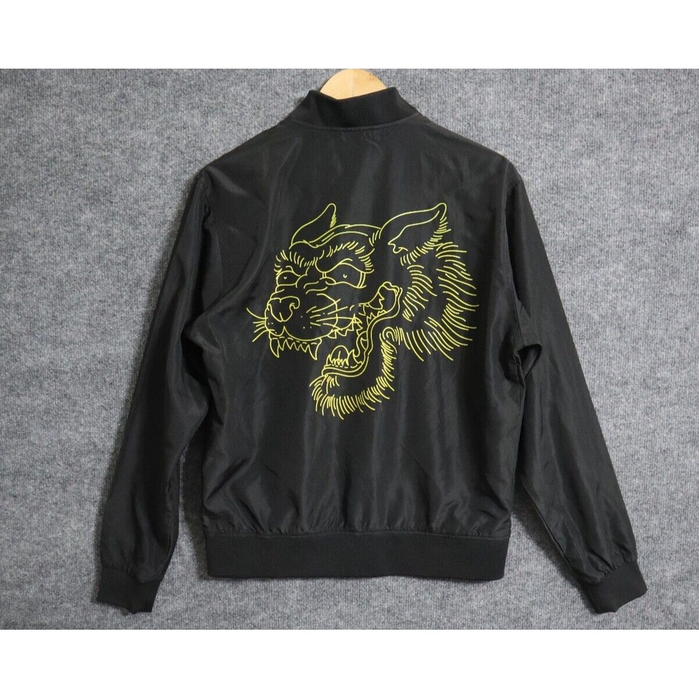 Onnit Jacket Men Small Black Lightweight Bomber Full Zip ATX Tiger Austin Texas‎ - Picture 3 of 5